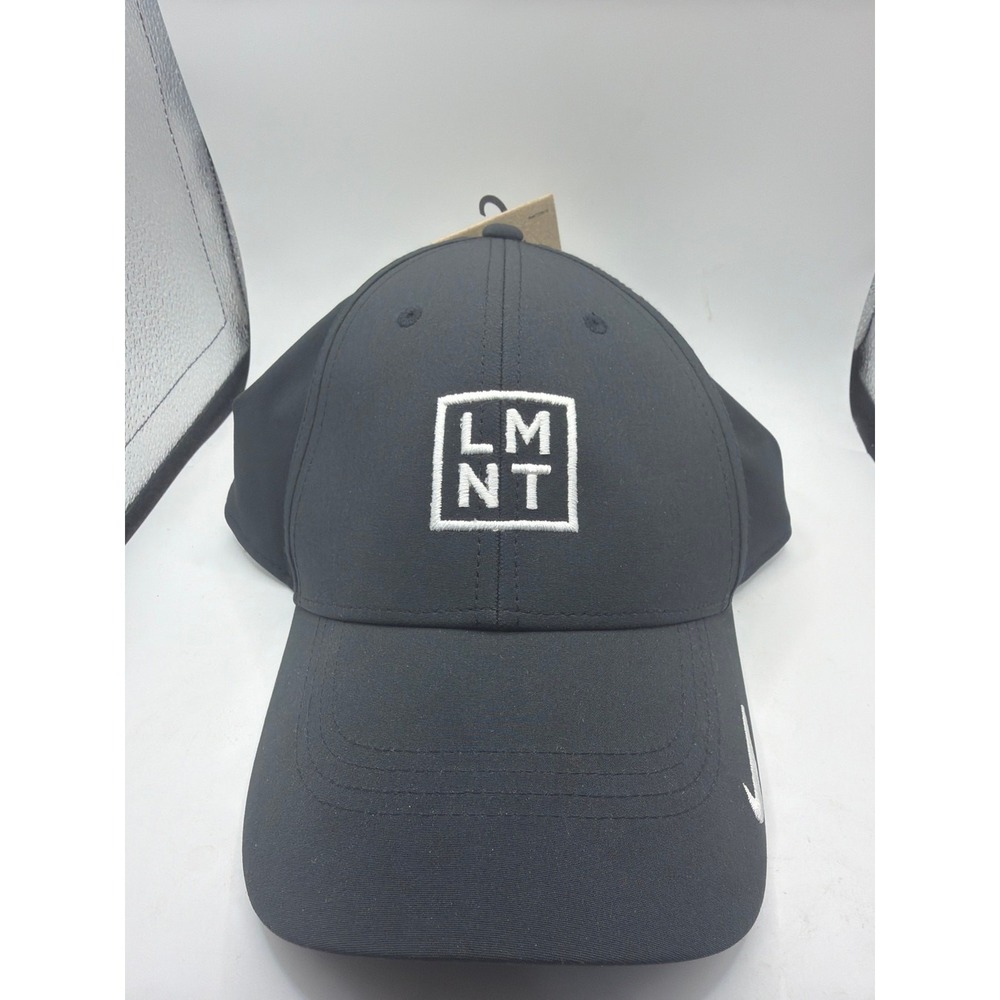LMNT Stay Salty Nike Legacy 91 Strapback Hat Black M/L Dri-Fit Golf Cap NEW